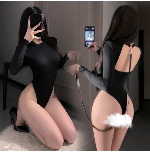FEE ET MOI - Sexy Sporty Bodysuit (Black)